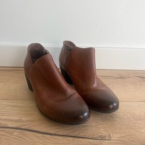 Dansko Raina ankle booties in burnished leather